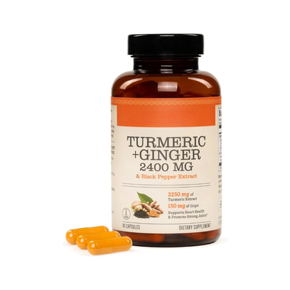 Turmeric & Ginger Capsules (2,400mg)